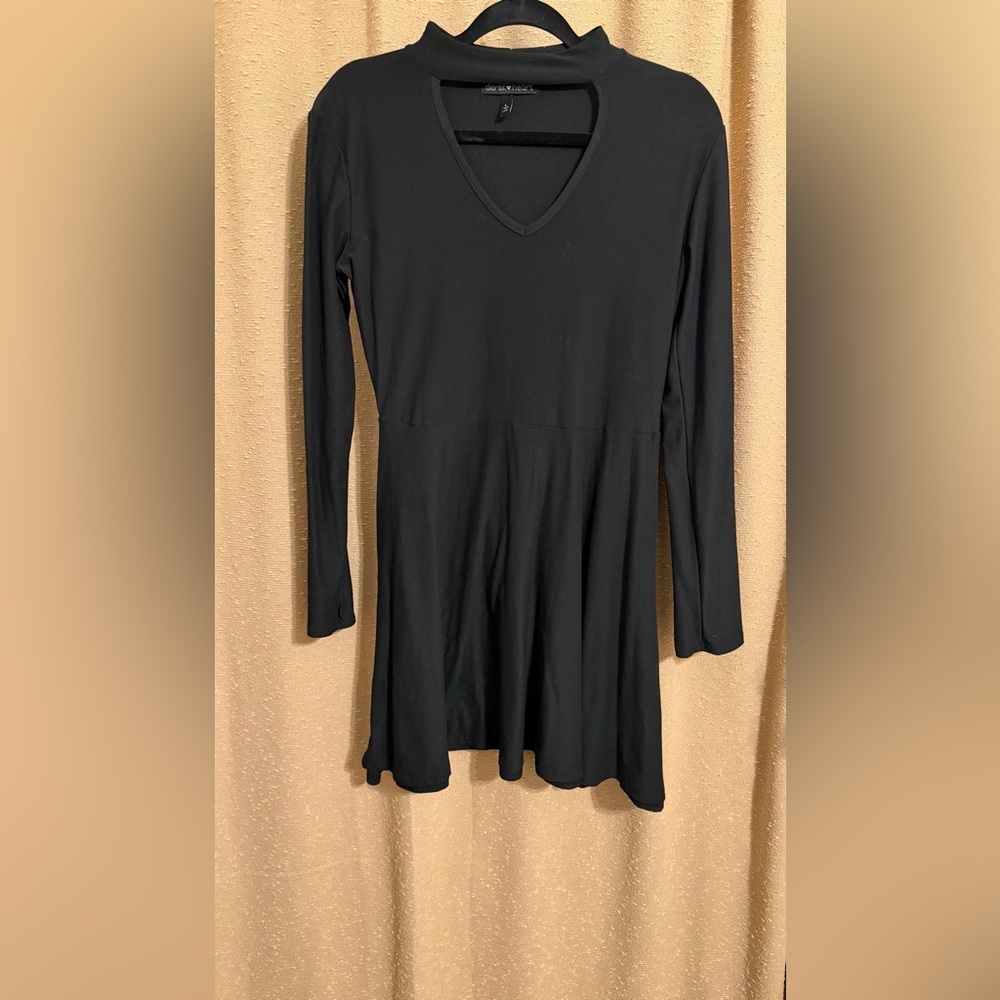 Derek Heart Black Mini Dress Women’s size Large